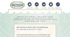 Desktop Screenshot of driftwoodkitchen.com